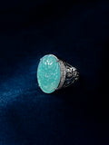 KW Grade A Jewllery Green Dragon Face Jade Rings