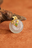18K Gold Jade Peace Pendant – Refined Design, Exceptional Value