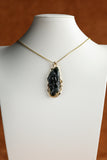 Natural Black Jade Monkey King Pendant Necklace for Women | High-Quality Protection Jewelry