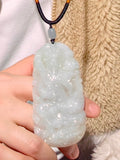 KW Grade A Jewllery Monk White Jade Pendant