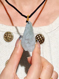 KW Grade A Schmuck Natur Geschenk Weißer Jade Anhänger