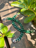 Natural Jade Cuban Link Necklace – Premium Handmade Jewelry
