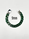Natural Jade Cuban Link Necklace – Premium Handmade Jewelry