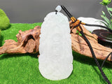 KW Grade A Jewllery Monk White Jade Pendant