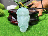 KW Grade A Schmuck Insekten Baby Grün Jade Anhänger