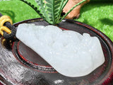 KW Grade A Schmuck Natur Geschenk Weißer Jade Anhänger