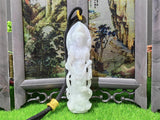 KW Grade A Jewllery Fairies Guanyin White Jade Pendant