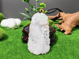 KW Grade A Jewllery Phoenix Flower White Jade Pendant