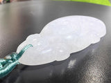 KW Grade A Schmuck Kleiner Wolken-Anhänger aus weißer Ruyi-Jade