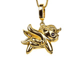 Lucky Rainbow Pony Jade Pendant Necklace in S925 Sterling Silver | Symbol of Happiness & Good Fortune
