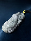 KW Grade A Jewllery Elegant Bird White Jade Pendant