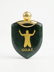 GOAT Soccer Jade Pendant | World Cup Football Necklace | Natural Jadeite Pendant | Sports Jewelry Gift for Soccer Fans